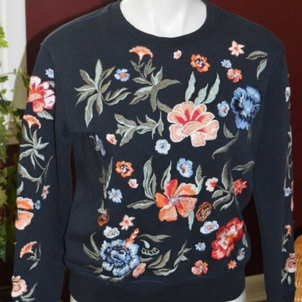 Driftwood Boho Embroidered Sweater | Luxe Johnny Was Vibes Size Small - Picture 6 of 10